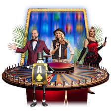 Live Andar Bahar table at daffatoto studio with dealer and two betting piles